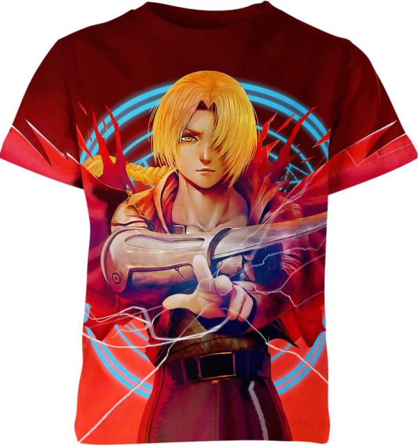 Edward Elric From Fullmetal Alchemist Shirt Jezsport.com