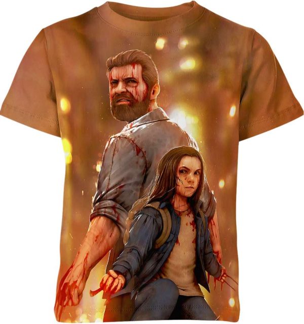 Wolverine And X-23 From X-Men Shirt Jezsport.com