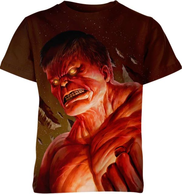 Red Hulk Shirt Jezsport.com