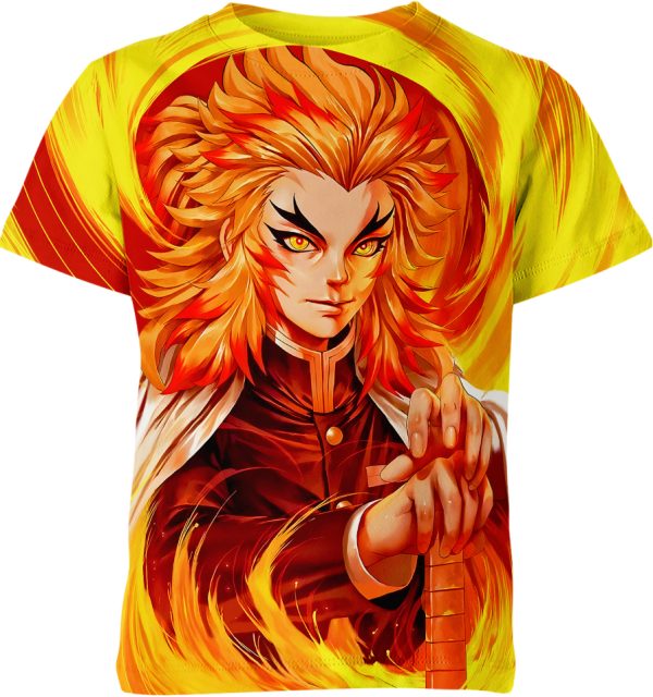 Rengoku Kyoujuro From Demon Slayer Shirt Jezsport.com