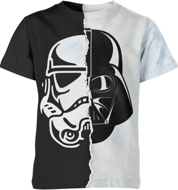 Storm Trooper X Darth Vader From Star Wars Shirt Jezsport.com