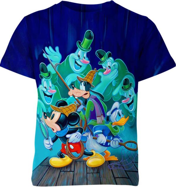 Mickey Mouse Pluto Donald Duck Shirt Jezsport.com