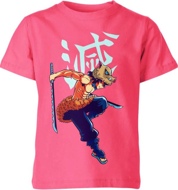 Inosuke Hashibira From Demon Slayer Shirt Jezsport.com