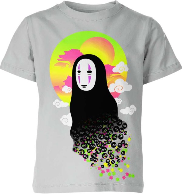 No Face x Soot Sprites in Spirited Away from Studio Ghibli Shirt Jezsport.com