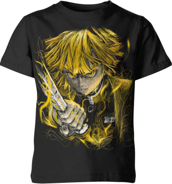 Zenitsu Agatsuma from Demon Slayer Shirt Jezsport.com