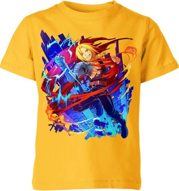 Edward Elric From Fullmetal Alchemist Shirt Jezsport.com