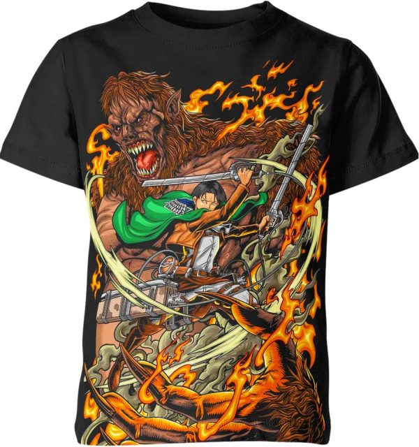 Levi Ackerman from Attack On Titan Shirt Jezsport.com