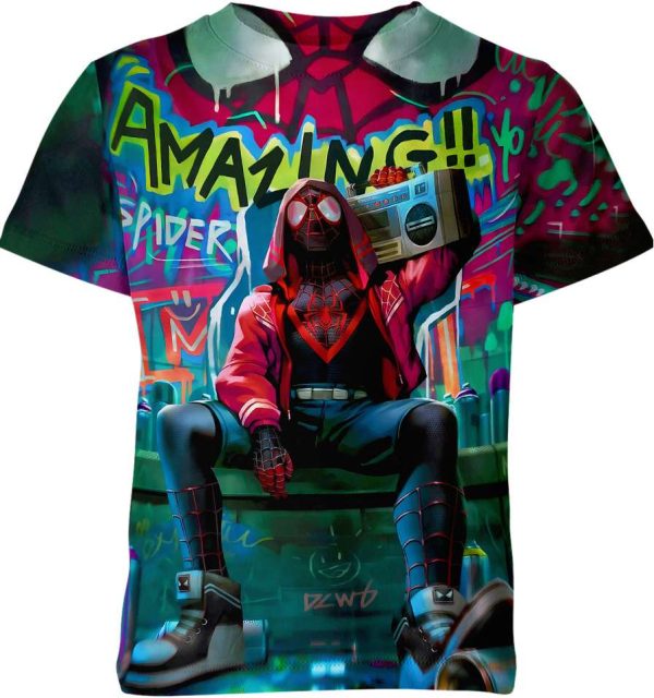 Miles Morales In Spider Man Universe Shirt Jezsport.com