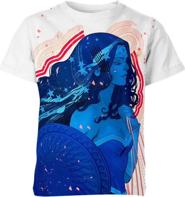 Wonder Woman Shirt, DC Comics Shirt, 3D Printing T-Shirts Jezsport.com