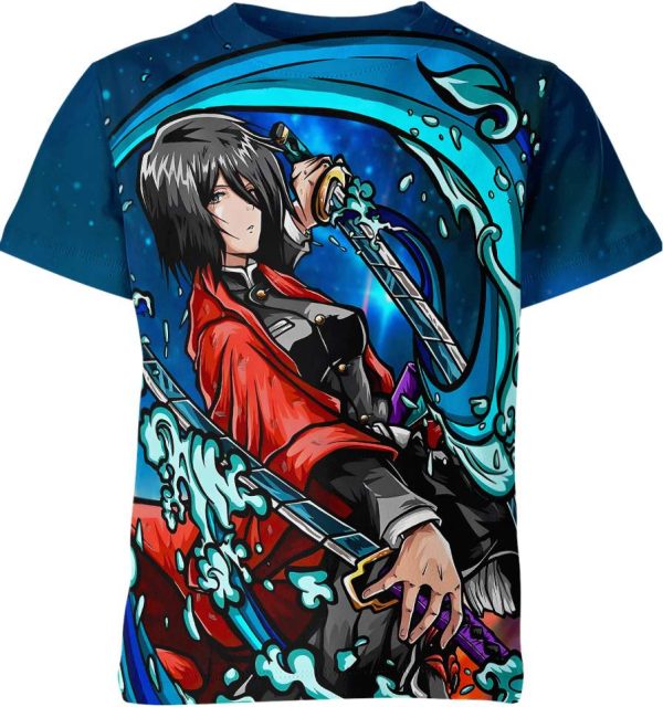 Giyuu X Mikasa Ackerman From Attack On Titan Shirt Jezsport.com