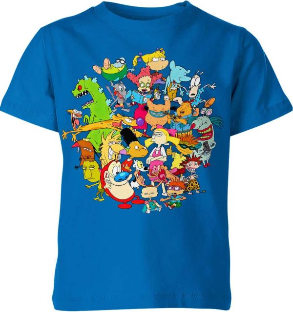 Funny Cartoon Characters Shirt Jezsport.com