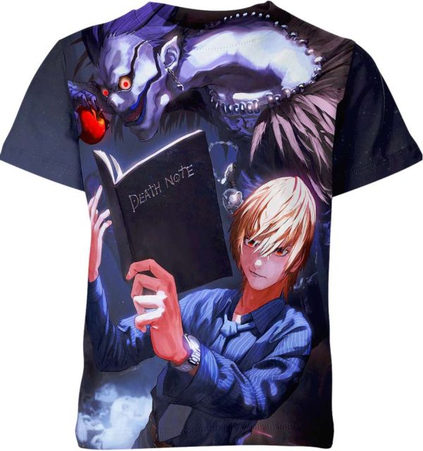 Light Yagami And Ryuk From Death Note Shirt Jezsport.com