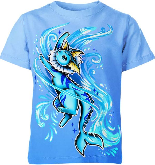 Vaporeon From Pokemon Shirt Jezsport.com