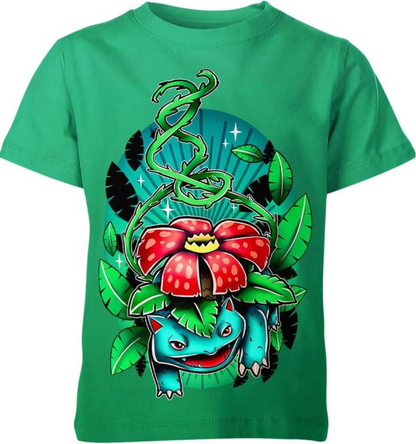 Venusaur From Pokemon Shirt Jezsport.com