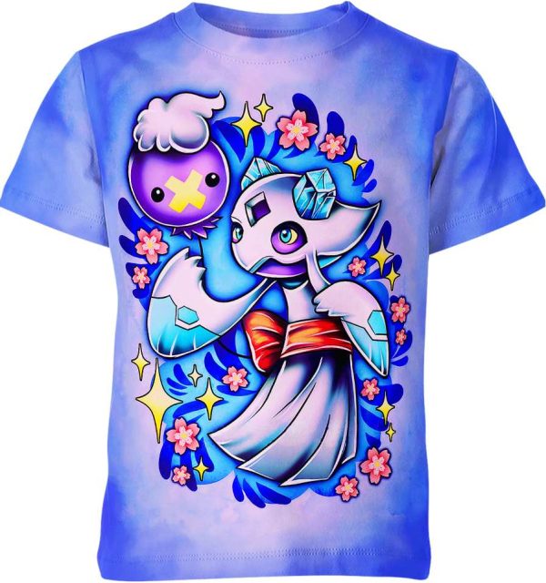 Drifloon and Froslass From Pokemon Shirt Jezsport.com