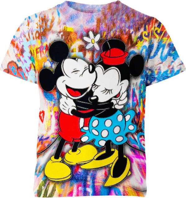 Mickey Mouse x Minnie Mouse Shirt Jezsport.com