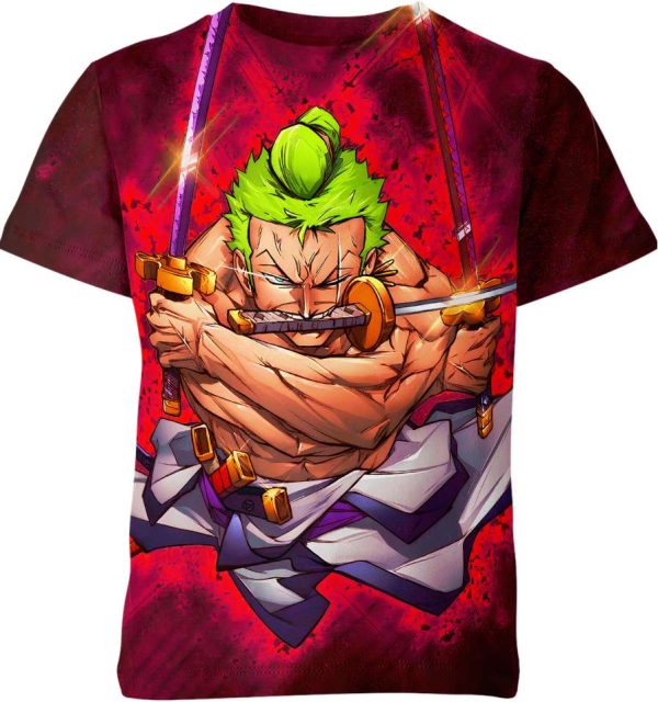 Roronoa Zoro from One Piece Shirt Jezsport.com