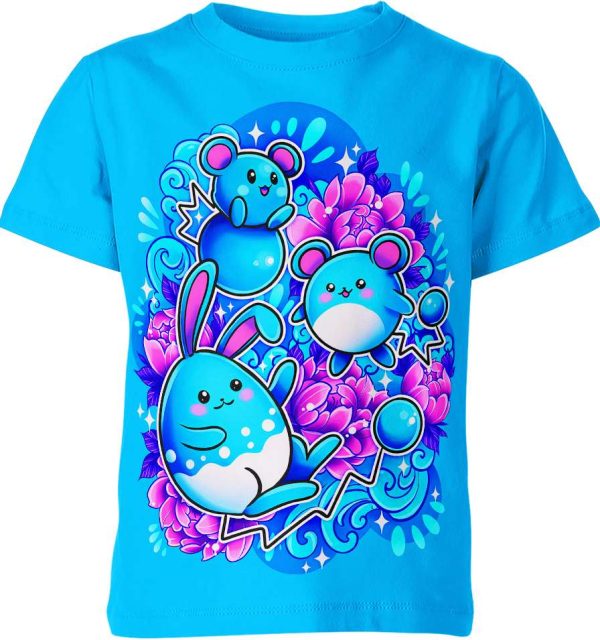 Azurill Marill Azumarill From Pokemon Shirt Jezsport.com