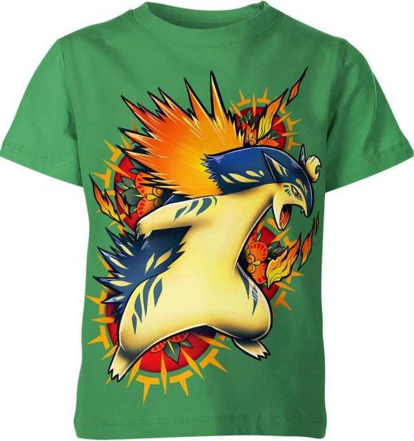 Typhlosion From Pokemon Shirt Jezsport.com