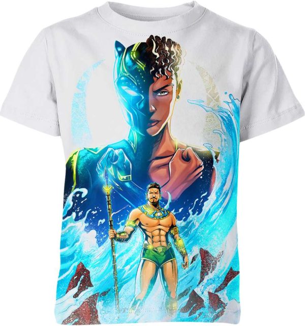 Namor And Shuri From Black Panther Shirt Jezsport.com