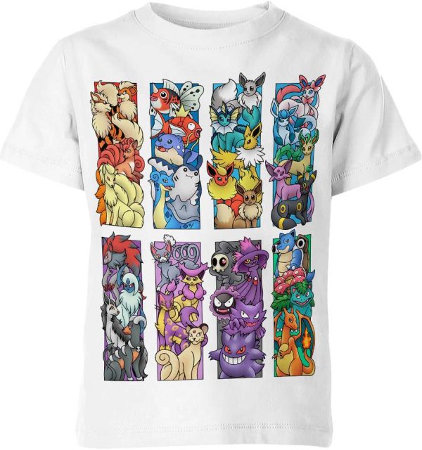 A Set Of Pokemon Shirt