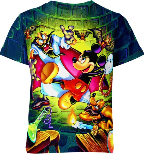 Mickey Mouse And Pluto Shirt Jezsport.com