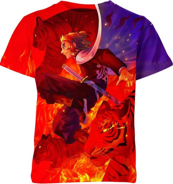 Rengoku From Demon Slayer Shirt Jezsport.com