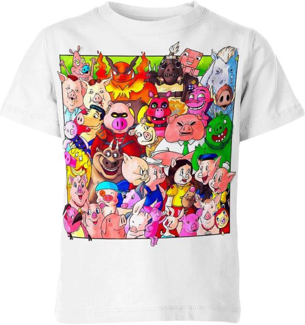 Pig Team Up Shirt Jezsport.com