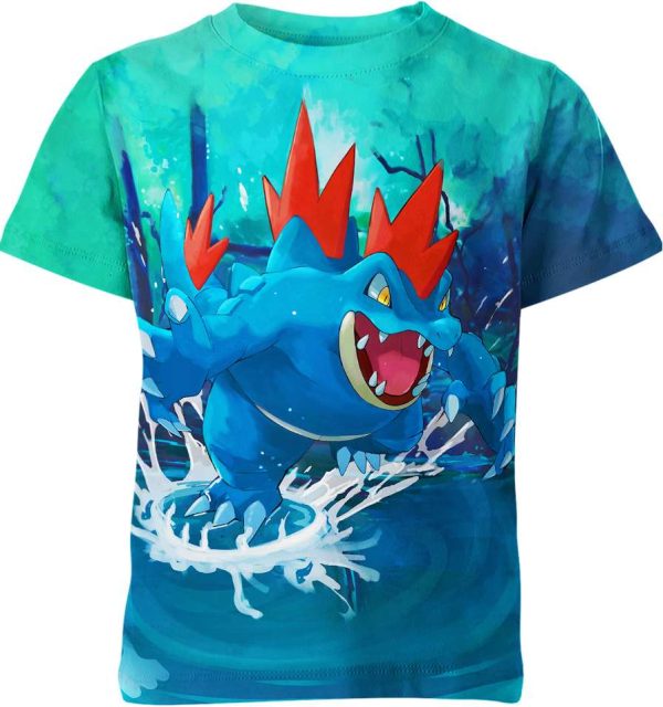 Feraligatr From Pokemon Shirt Jezsport.com