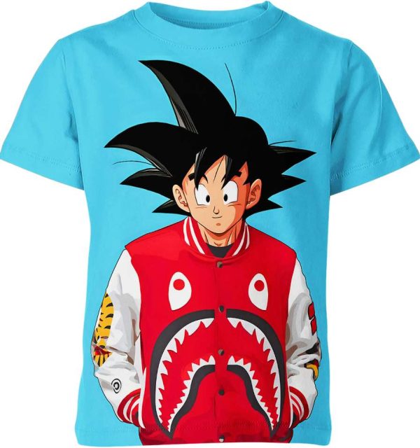 Goku From Dragon Ball Z A Bathing Ape Shirt Jezsport.com