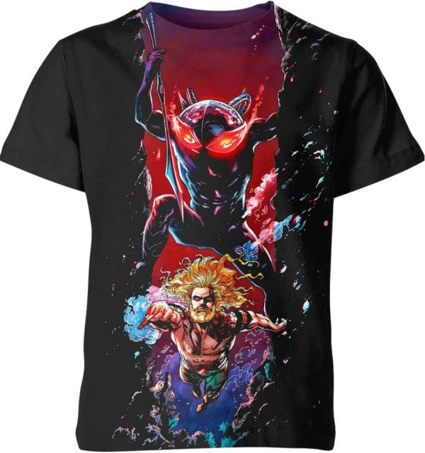 Black Manta Vs Aquaman Shirt Jezsport.com