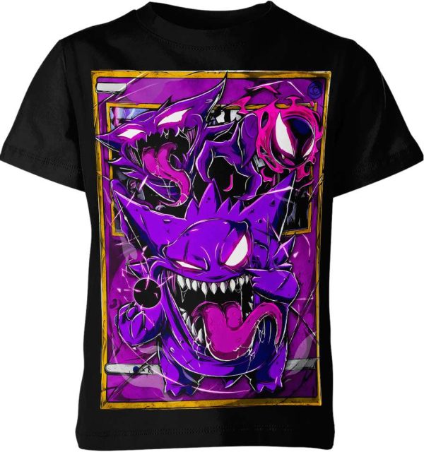 Gengar Haunter Gatsly From Pokemon Shirt Jezsport.com