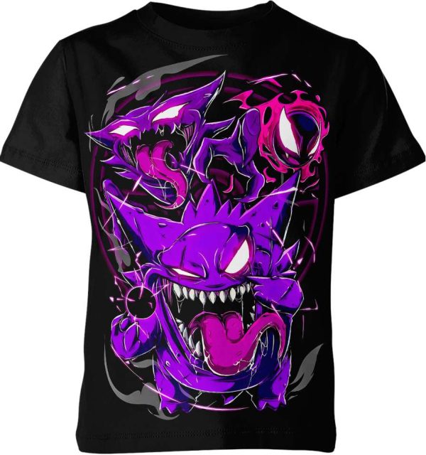 Gengar Haunter Gatsly From Pokemon Shirt Jezsport.com