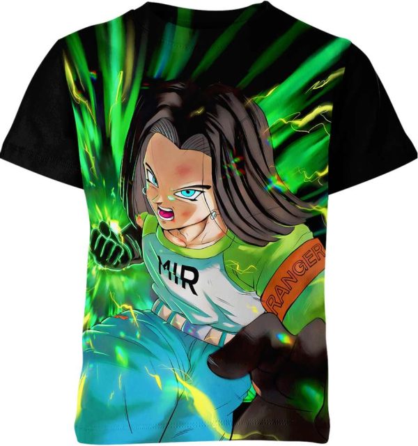 Android 17 From Dragon Ball Z Shirt Jezsport.com