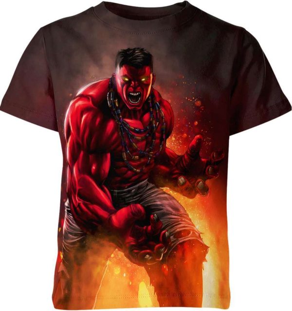 Red Hulk Shirt Jezsport.com