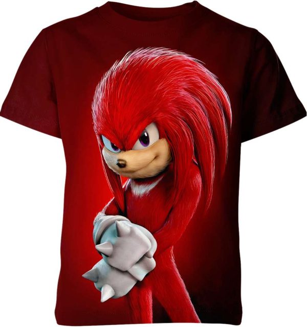 Knuckles The Echidna Sonic Shirt Jezsport.com