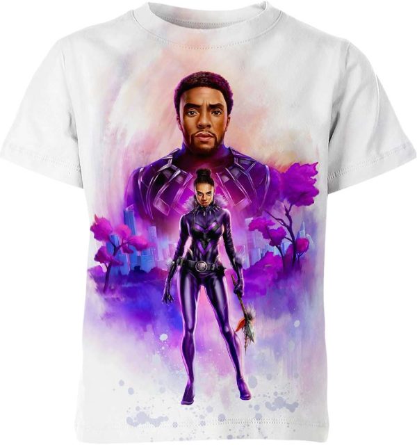 Shuri And T'Challa From Black Panther Shirt Jezsport.com