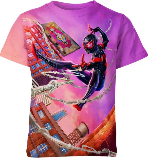 Miles Morales In Spider Man Universe Shirt Jezsport.com