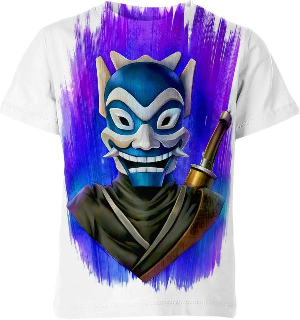 Zuko Blue Spirit Mask From Avatar The Last Airbender Shirt Jezsport.com