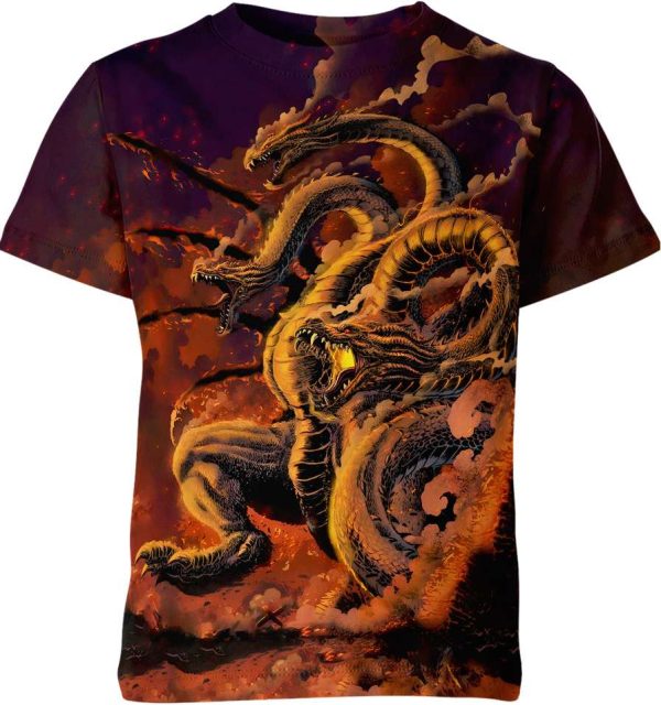 King Ghidorah From Godzilla Shirt Jezsport.com