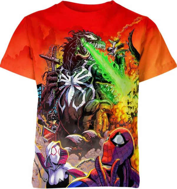 Marvel'S Godzilla Venomized Shirt Jezsport.com