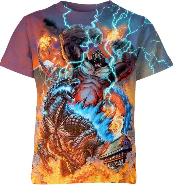 Kong Vs Godzilla Shirt Jezsport.com