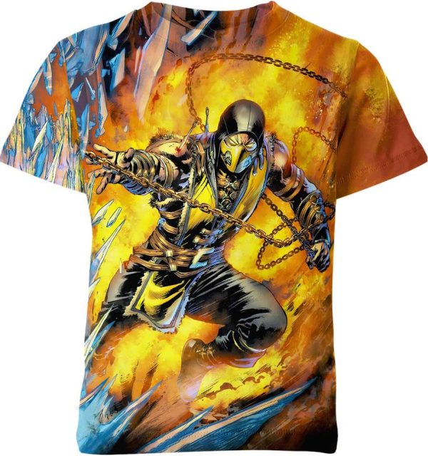 Scorpion From Mortal Kombat Shirt Jezsport.com