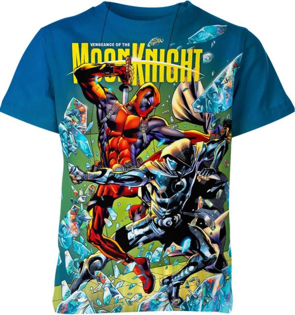 Deadpool Vs Moon Knight Shirt Jezsport.com