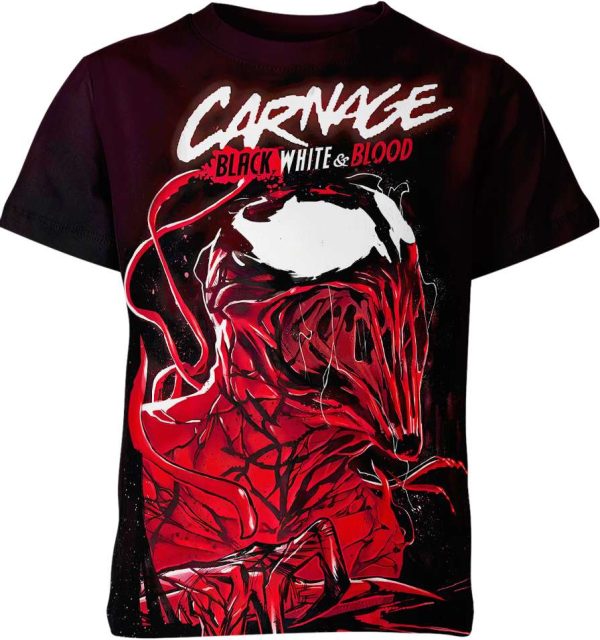 Carnage: Black, White & Blood Shirt Jezsport.com