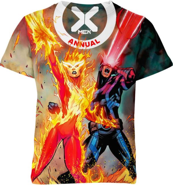 Cyclops X Phoenix From X Men Shirt Jezsport.com