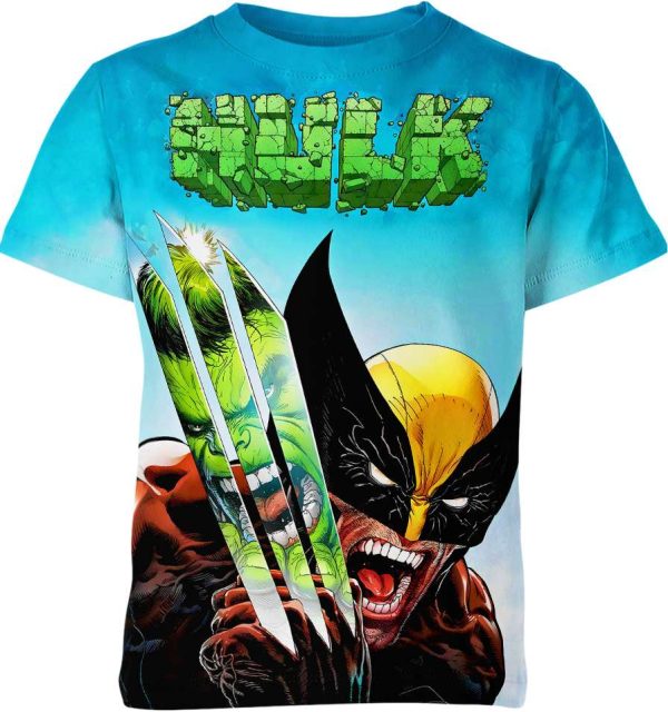 Wolverine Vs Hulk Shirt Jezsport.com