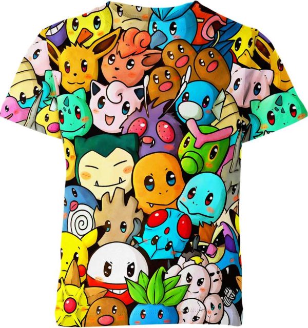 Bunch Of Pokemon Shirt Jezsport.com