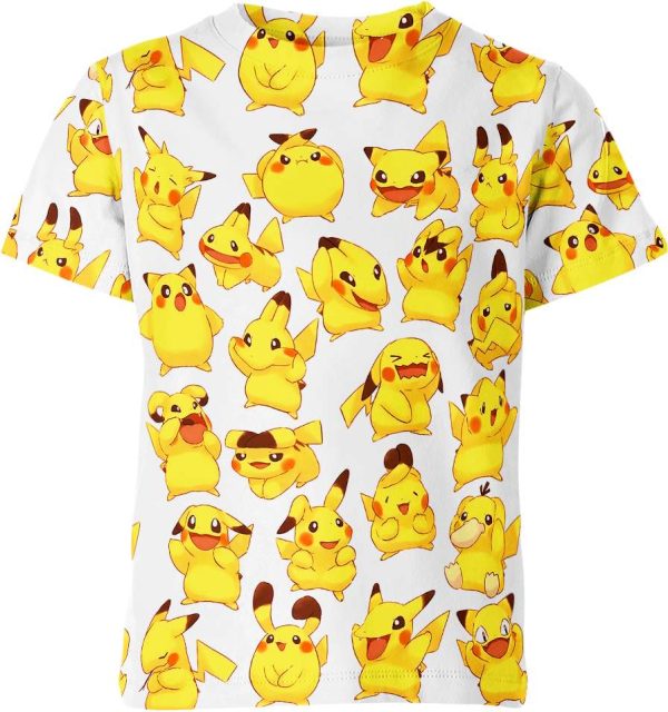 Pikachu From Pokemon Shirt Jezsport.com