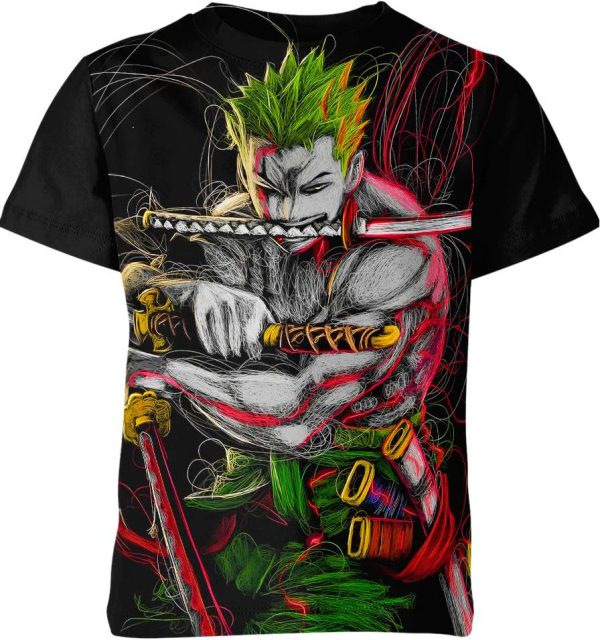 Roronoa Zoro From One Piece Shirt Jezsport.com